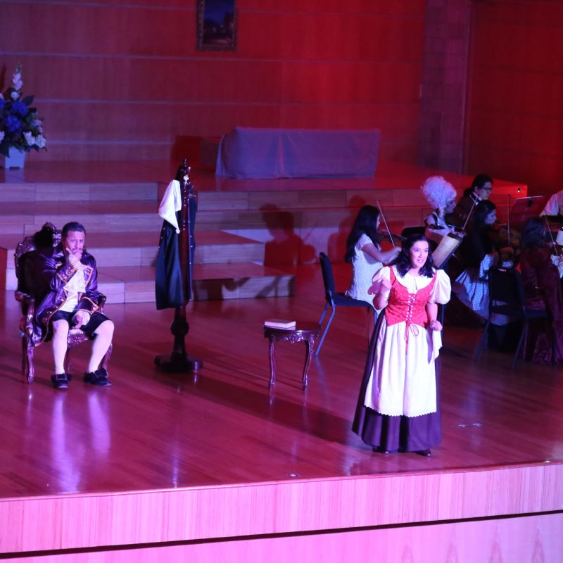 Orquesta en escenario 9